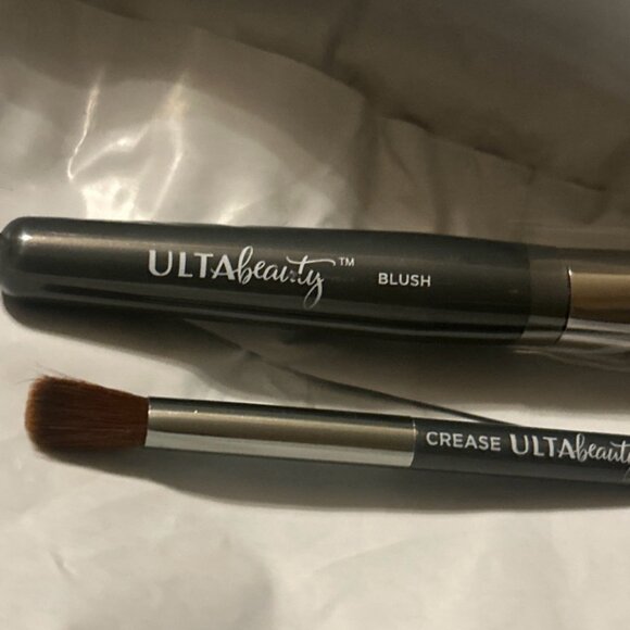ULTA Brush Set 5" Shadow/crease duo and Blush with dark gray handles - Picture 5 of 8
